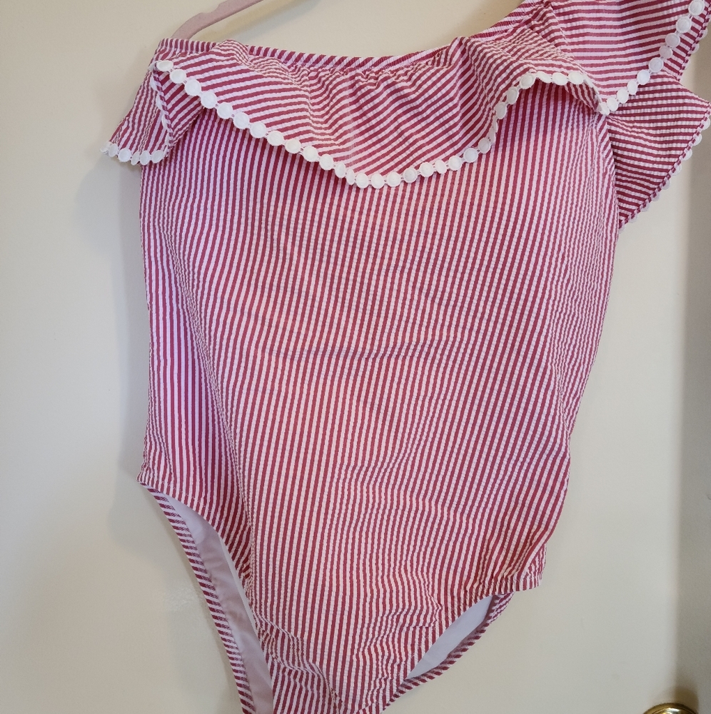 JCrew one shoulder swimsuit
